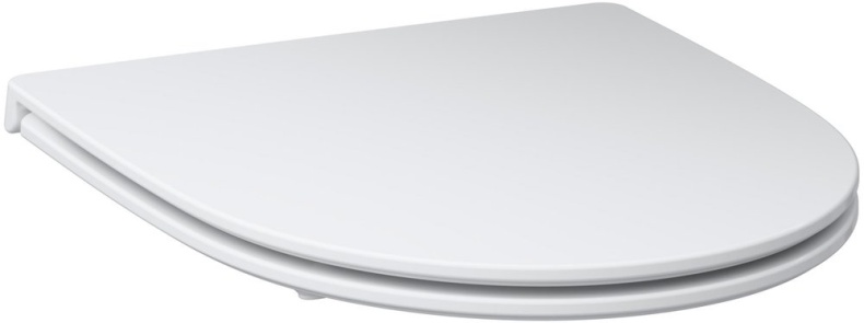 Крышка-сиденье AM.PM Awe C117853WH с микролифтом, петли хром - 0