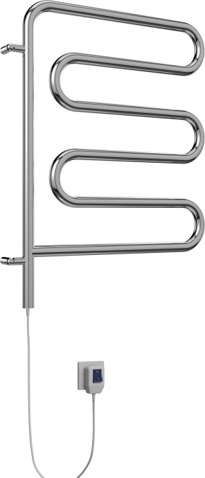 Электрический полотенцесушитель Terminus Ш-образный 450x570 Хром 4620768883958 - 2