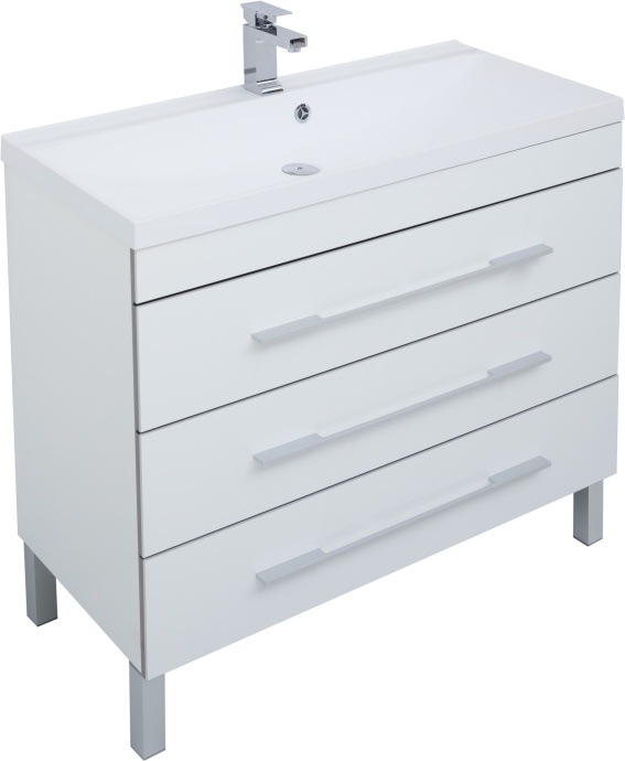 Мебель для ванной Aquanet Верона 100 белая - 7