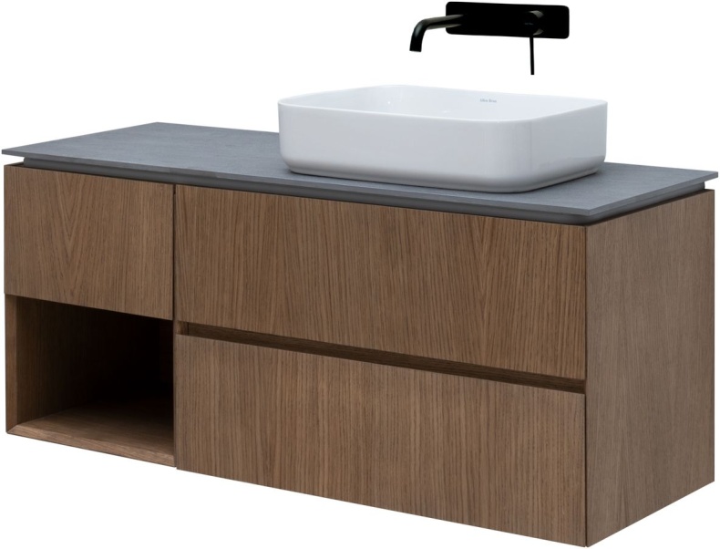 Тумба под раковину Allen Brau Infinity 120 R темное дерево 1.21007.NO - 0