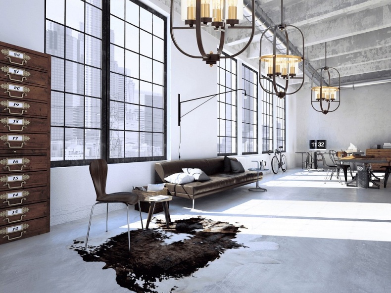 Люстра на штанге LUMINA DECO Monterey LDP 1141-4 BK+MD - 4