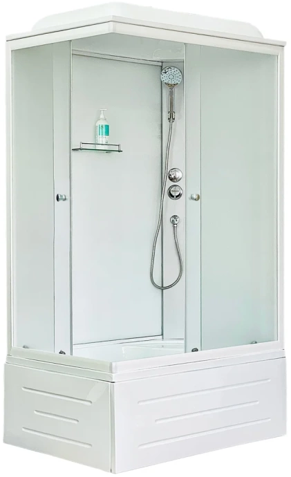 Душевая кабина Royal Bath 120x80 R стекло матовое профиль белый RB8120BP5-WC-R - 1