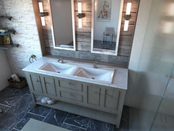 Раковина встраиваемая Stella Polar Pulsus 80 белый 4627173210690 - 1