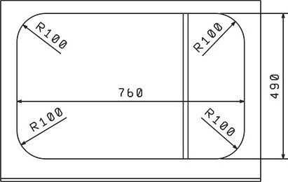 Мойка кухонная Florentina Крит 780 антрацит 20.170.D0780.302 - 2