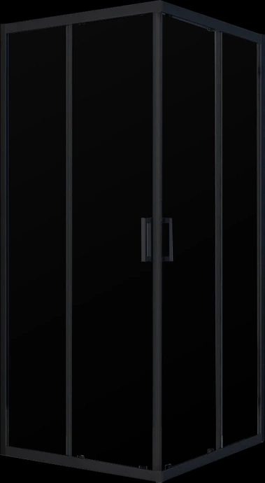 Душевой уголок Vincea Alpha 90x90 профиль черный стекло прозрачное VSS-3AL900CLB - 2
