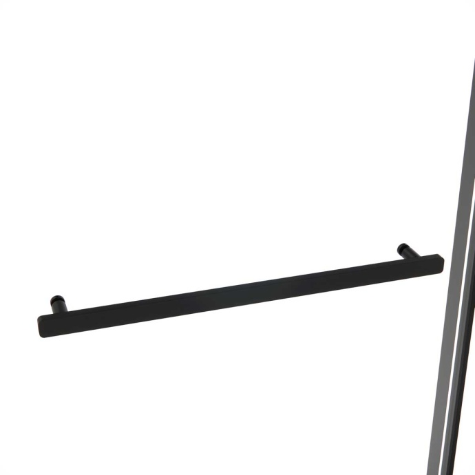 Душевой уголок Vincea Slim Soft 140х80 профиль черный стекло прозрачное  VSR-1SS8014CLB - 6