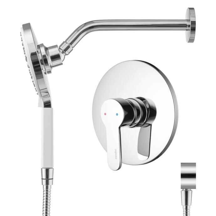 Swedbe Platta Душевой комплект с магнитным держателем со встроенным смесителем 5532 - 0