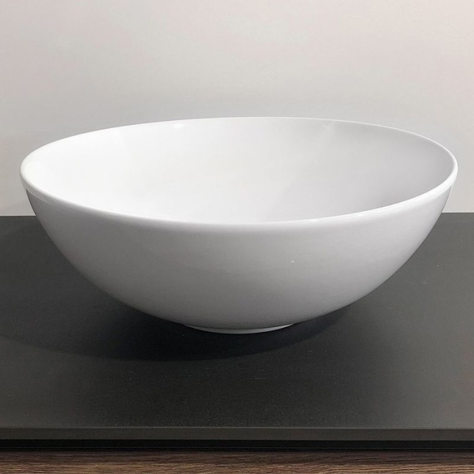 Раковина накладная CeramaLux N 41.5 см белый матовый  104MW - 3