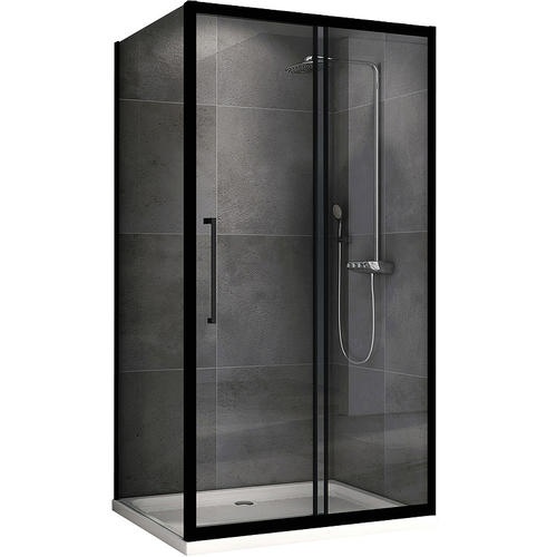 Душевой уголок Abber Schwarzer Diamant 130х90 черный  AG30130BH-S90B-S90B - 0