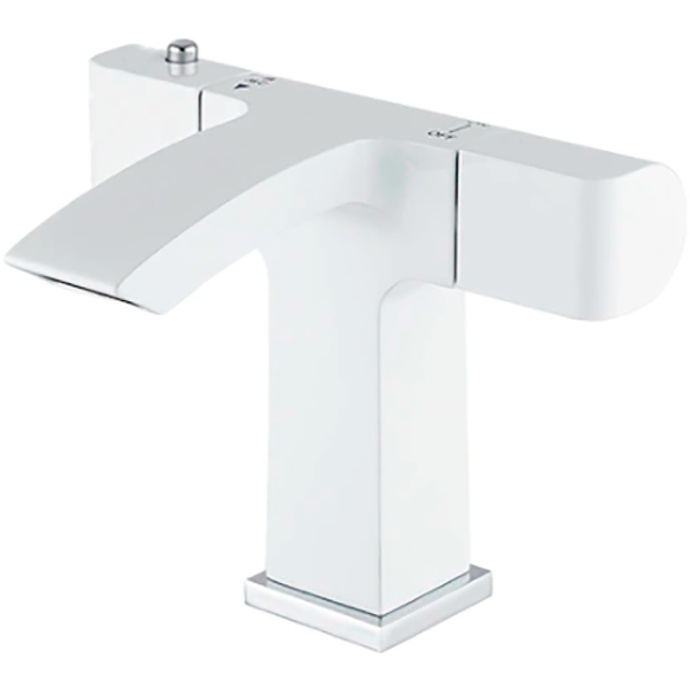 Смеситель для раковины Gappo белый хром G1007-50 - 0