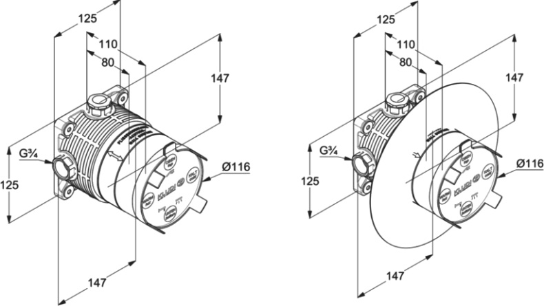 Душевой комплект Kludi Zenta 389300545 5 в 1 - 10