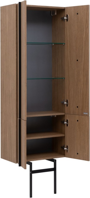 Шкаф пенал Allen Brau Reality 60 подвесной темное дерево 1.32003.NO - 5