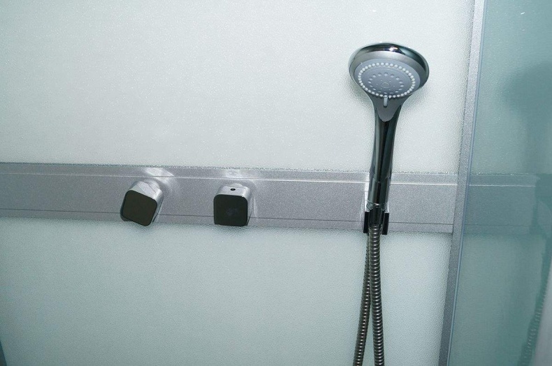 Душевая кабина Parly Frost FQ811 80x215, с поддоном, профиль сатин, стекло матовое - 2