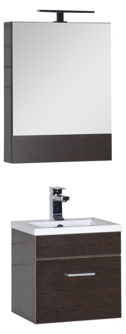 Зеркало-шкаф Aquanet Нота 50 камерино венге 00172682 - 6