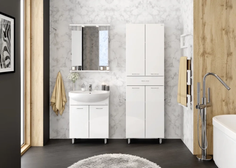 Шкаф-пенал Onika Модерн 60 белый  406002 - 4