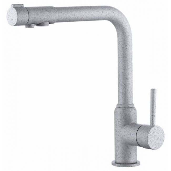 Смеситель Kaiser Teka 13044-7 для кухонной мойки, бежевый мрамор - 0