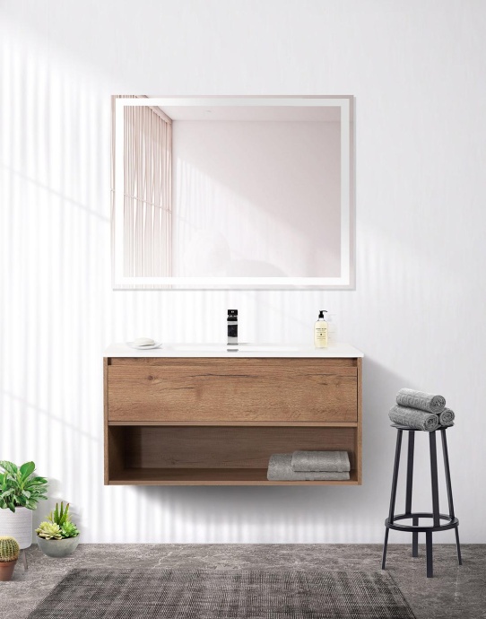 Тумба под раковину BelBagno Kraft 100 темное дерево KRAFT-1000-1C-SO-RT - 5