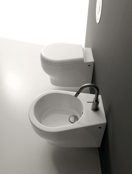 Крышка-сиденье Kerasan K09 белый/хром, с микролифтом  367401 - 3