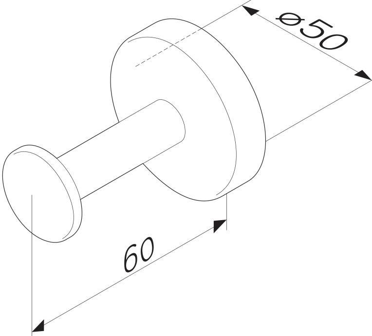Крючок AM.PM Inspire V2.0 A50A35800 - 5