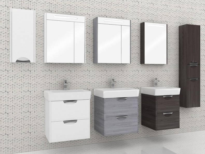 Шкаф AQUATON Сильва L дуб полярный 1A215703SIW7L - 2