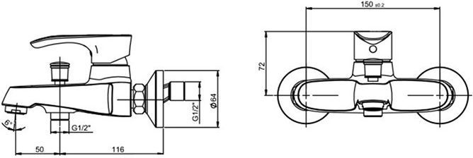Душевой комплект Paini Palermo PACRKIT3 3 в 1 - 1