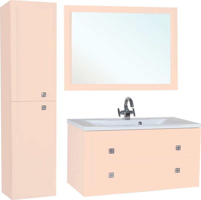 Тумба для комплекта Bellezza Милан 90 бежевая 4638215270077 - 1