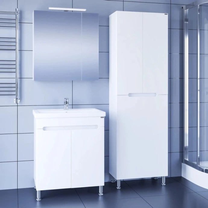 Тумба с раковиной напольная Санта Лондон 70 белый - 3