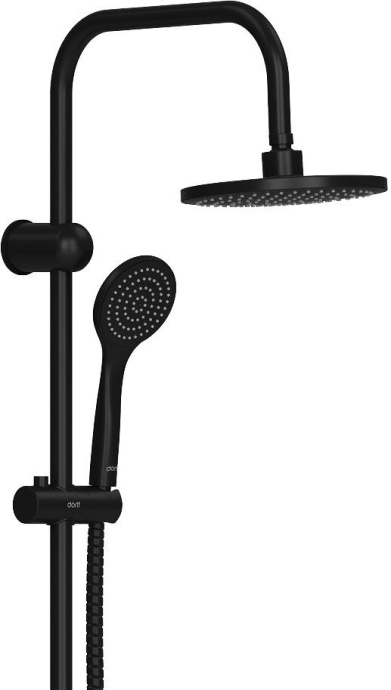 Душевая стойка Dorff Comfort без смесителя, черный D0708000BL - 1