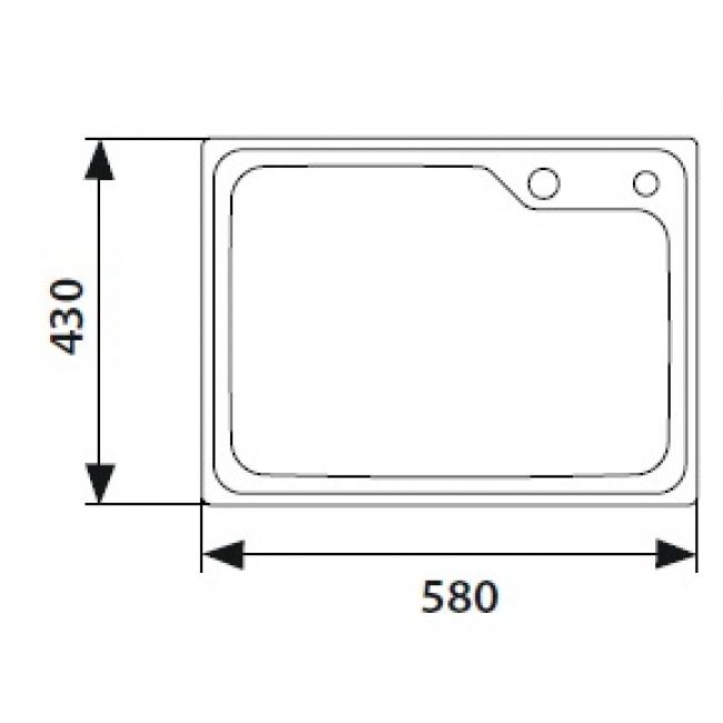 Мойка кухонная Kaiser KSM-5843 - 1