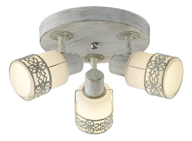 Спот Eurosvet Silvia 20026/3 белый с золотом - 0