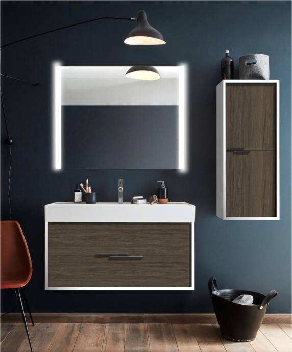 EB1473-NF Replique Зеркало с вертикальной светодиодной подсветкой и функцией антипар 90 см - 3