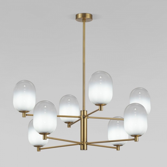 Люстра на штанге Eurosvet Loona 60161/8 латунь - 0