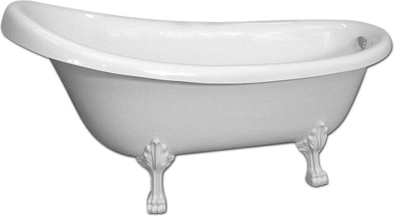 Ванна из искусственного камня Фэма Салерно белая, белые ножки САЛЕРНО-BI - 3