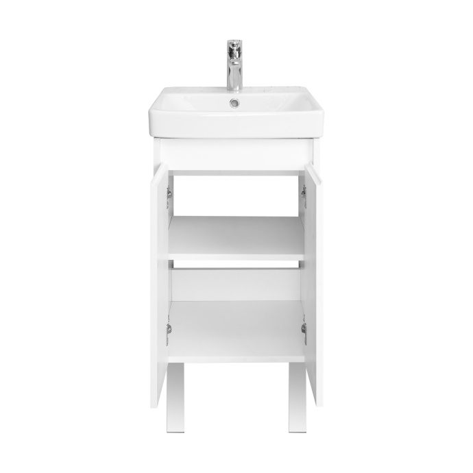 Тумба под раковину Aquaton Сканди Doors 45 белый  1A278701SD010 - 4