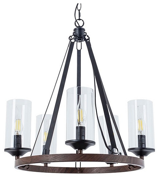 Подвесная люстра Arte Lamp Dalim A7014SP-5BK - 0