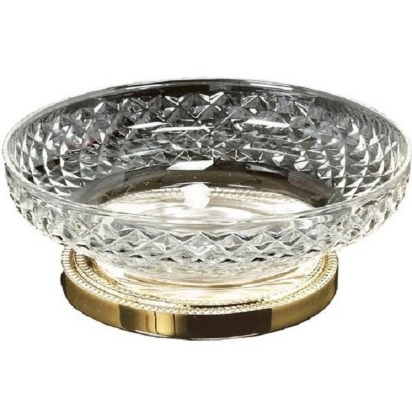 Мыльница настольная Boheme Murano crystal золото глянцевое 10205 - 0