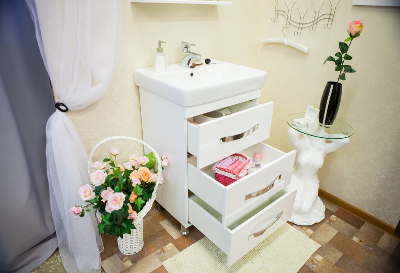 Тумба с раковиной Sanflor Одри 60/2 напольная - 2