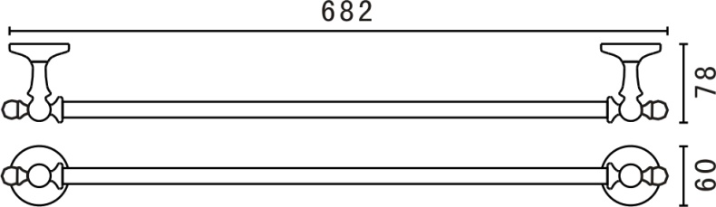 Полотенцедержатель Art&max Antic  AM-E-2624Q - 3