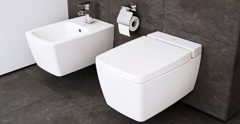 Унитаз подвесной VitrA Metropole 7672B003-1687 с бидеткой и встроенным смесителем - 4