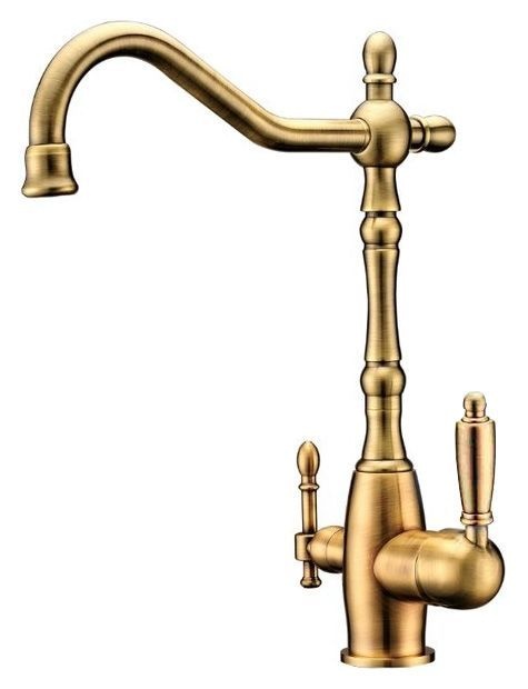 Смеситель Zorg Clean Water ZR 312 YF-33-BR для кухонной мойки - 0