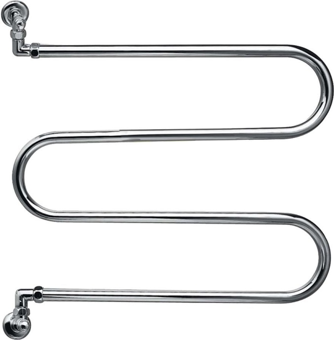 Полотенцесушитель водяной Margaroli Vento 400CR хром - 0