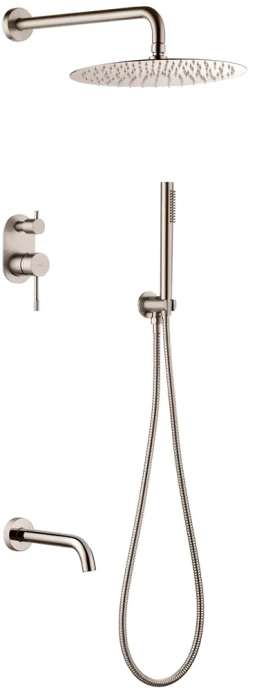 Душевой комплект Boheme Uno nikel brush  464-2-NB - 0