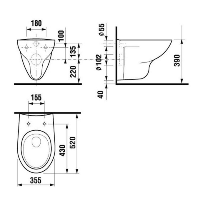 Крышка-сиденье Roca Mateo ZRU9302822 с микролифтом, петли хром - 1