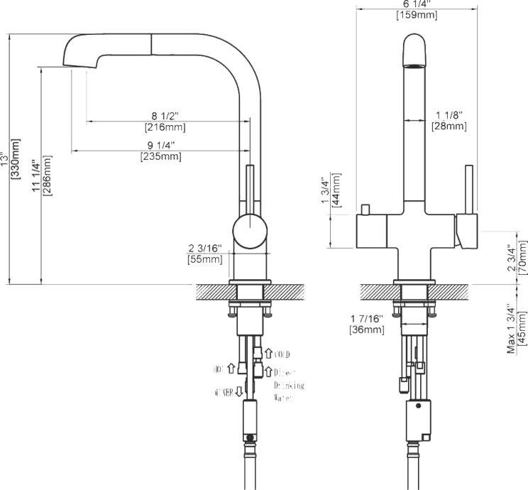 Смеситель Timo Saona для кухонной мойки 2346/00FL - 1