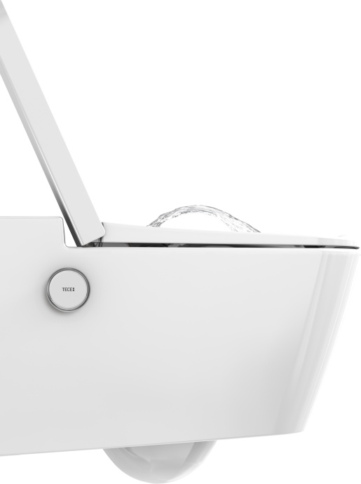 Унитаз подвесной TECE One 9700200 безободковый с биде - 10