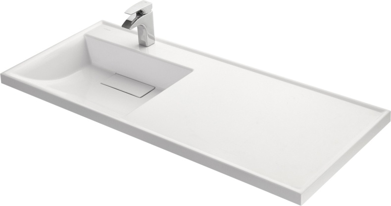 Раковина мебельная Aquaton Лондри 120 L на стиральную машину белый 1A72843KLH01L - 0