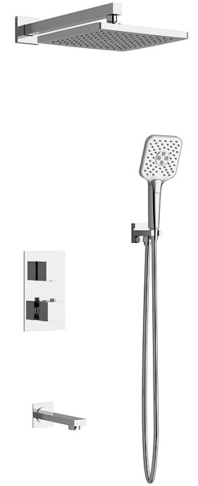 Душевой комплект Vincea Next с термостатом хром VSFW-1N3TCH - 0