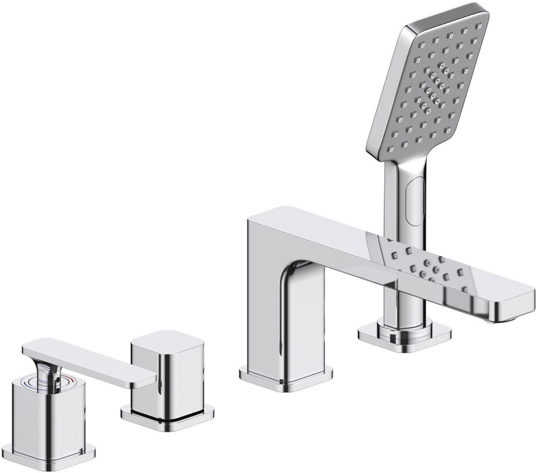 Смеситель для ванны с душем, врезной Timo Torne 4330/00Y хром - 0