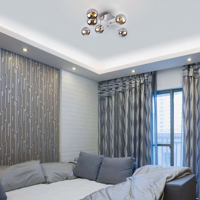 Потолочная люстра Eurosvet Evita 30140/6 хром - 3