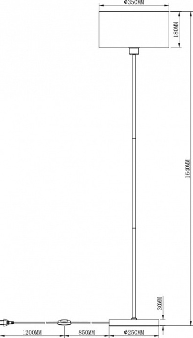 Торшер Moderli Room V2734-1F - 1